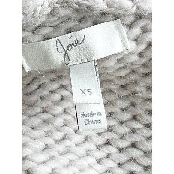 JOIE Beige Brunone Wool Alpaca Blend Oatmeal Cardigan - Picture 8 of 9